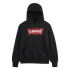 Sudadera Levi's Batwing Screenprint Hoodie Black Niño