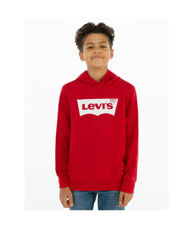 Sudadera Levi's Batwing Screenprint Hoodie Red/...