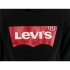 Sudadera Levi's Batwing Screenprint Hoodie Black Niño