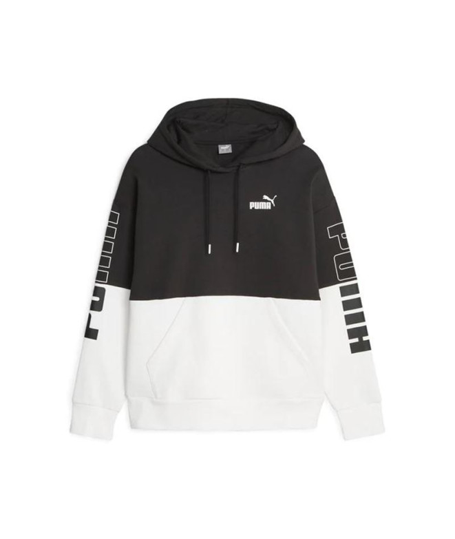 Chaqueta Casual Puma Power Colorblock Negro Mujer