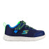 Zapatillas Skechers Comfy Flex - Mini Tr Niño Navy Textile & / Blue & Lime Trim
