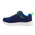 Zapatillas Skechers Comfy Flex - Mini Tr Niño Navy Textile & / Blue & Lime Trim