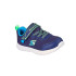 Zapatillas Skechers Comfy Flex - Mini Tr Niño Navy Textile & / Blue & Lime Trim