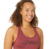 Sujetador Deportivo ASICS Core Logo Mujer Rojo/Port Royal