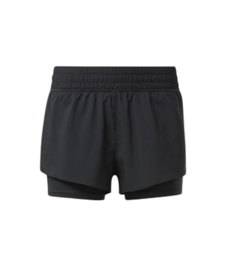 Pantalón de Running Reebok Wor Run 2 In 1 Short Mujer