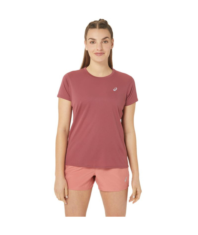 Camiseta de Running ASICS Core Ss Top Mujer Rojo