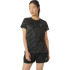 Camiseta de Running ASICS Core All Over Print Mujer Negro