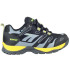 Zapatillas de Montaña Hi-Tec Muflon Low Waterproof Black-Grey-Lime Neon Kids