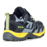 Zapatillas de Montaña Hi-Tec Muflon Low Waterproof Black-Grey-Lime Neon Kids
