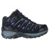 Botas de Montaña Hi-Tec Corzo Mid Waterproof Black/Charcoal/Berry Mujer