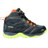 Botas de Montaña Hi-Tec Toubkal Mid Waterproof Charcoal/Limoncello Infantil