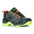 Zapatillas de Montaña Hi-Tec Toubkal Low Waterproof Charcoal/Limoncello Infantil