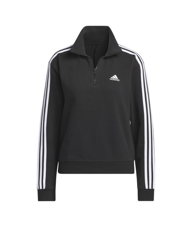 Sudadera adidas 3S Ft Qz Mujer