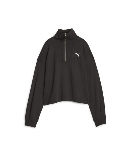 Sudadera Puma Her High-Neck Hz Mujer Negro