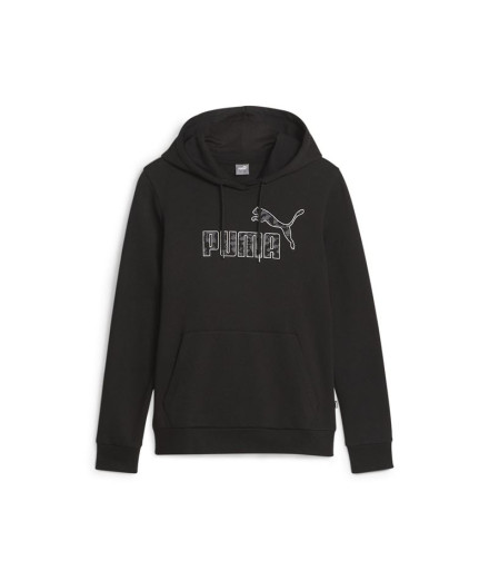 Sudadera Puma Ess+ Animal Mujer Negro