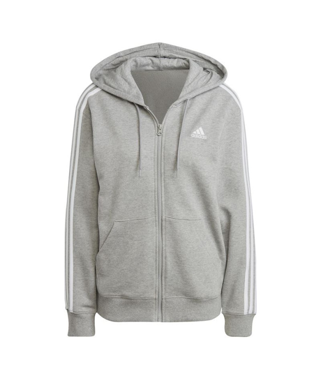 Sudadera adidas 3S Ft Fz R Hd Mujer