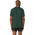 Camiseta de Fitness ASICS Big Logo Hombre Rain Forest/ Negro