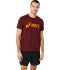 Camiseta de Fitness ASICS Big Logo Hombre Rojo/Bright Naranja