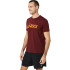 Camiseta de Fitness ASICS Big Logo Hombre Rojo/Bright Naranja