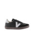 Zapatillas Victoria Berlin Ciclista Efecto Piel & Serraje Mujer Negro