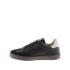 Zapatillas Victoria Berlin Ciclista Efecto Piel & Serraje Mujer Negro