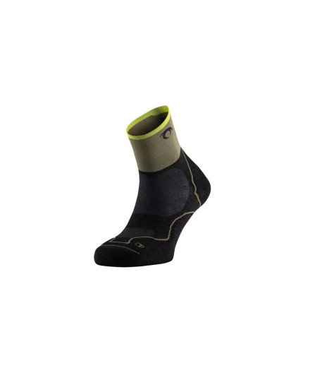 Calcetines de Trail Lurbel Desafio Four Negro/Sottobosco