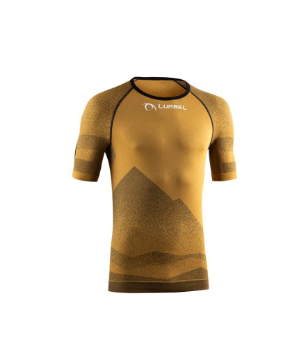 Camiseta de Running Lurbel Spirit Short Sleeves Amarillo...