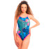 Bañador de Natación Turbo 'Revolution Blue Pantera Mujer Celeste