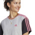 Camiseta adidas 3S Cr Mujer
