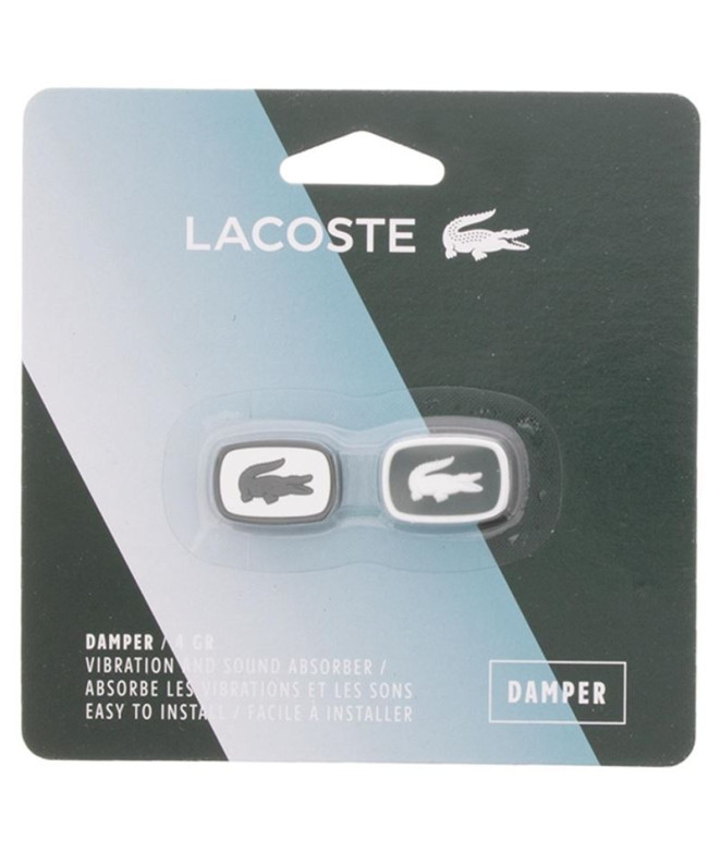 Antivibrador de Tenis Lacoste Dampener White