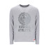 Camiseta Russell Manga Larga Ath Rose Collegiate Hombre Gris