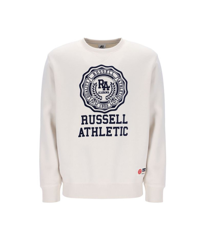 Sudadera Russell Ath Rose Hombre White Sand...