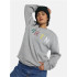 Sudadera Burton Mb Brtn Crew Gray Heather Multi Hombre