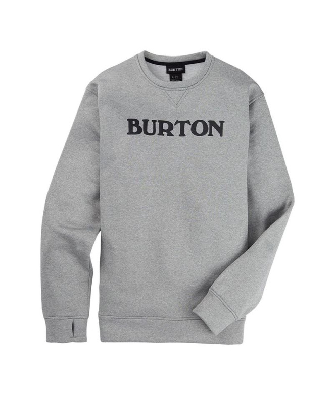 Sudadera Burton Oak Pullover Crew Hombre Gris