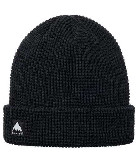 Gorro Burton Recycled Waffle Negro