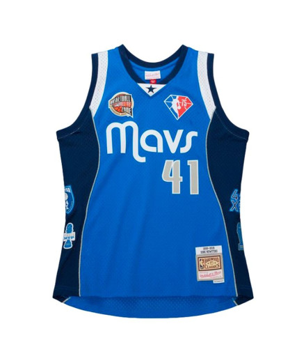 Camiseta de baloncesto Mitchell and Ness Dallas Mavericks