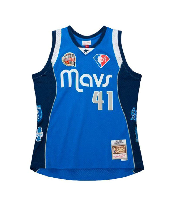 Camiseta de baloncesto Mitchell and Ness Dallas...