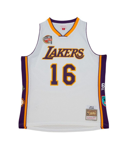 Camiseta de baloncesto Mitchell and Ness Lakers Pau Gasol
