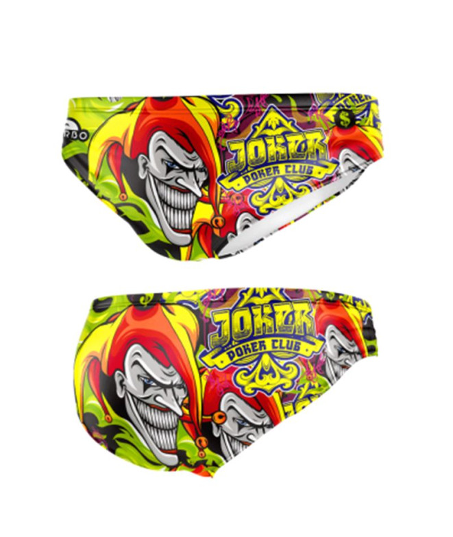 Bañador Waterpolo Turbo Joker New Hombre Rojo...