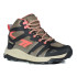 Botas de Montaña Hi-Tec Toubkal Mid Waterproof Black/Taupe/Georgia Peach Mujer