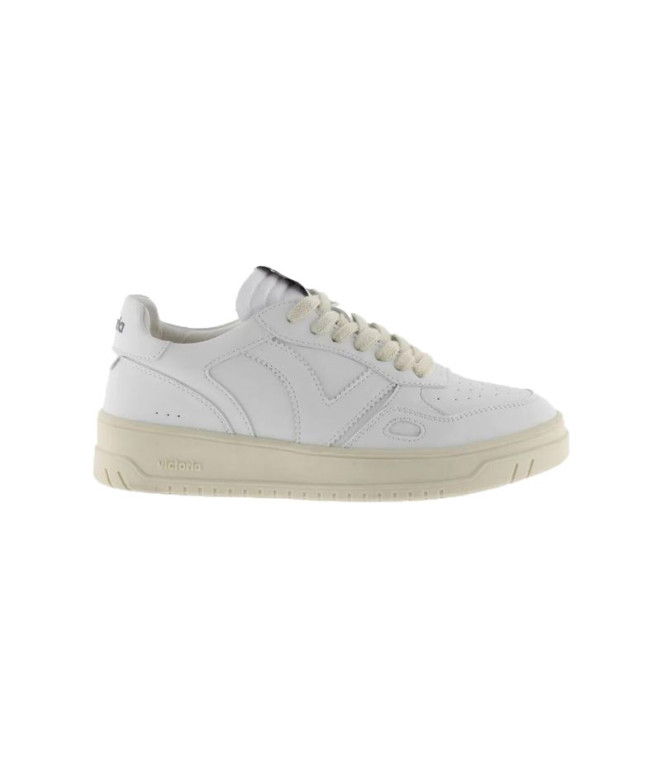 Zapatillas Victoria Seul Efecto Piel Mujer Blanco