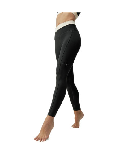 Mallas Born Living Yoga Fiorella Black/Tapioca Mujer