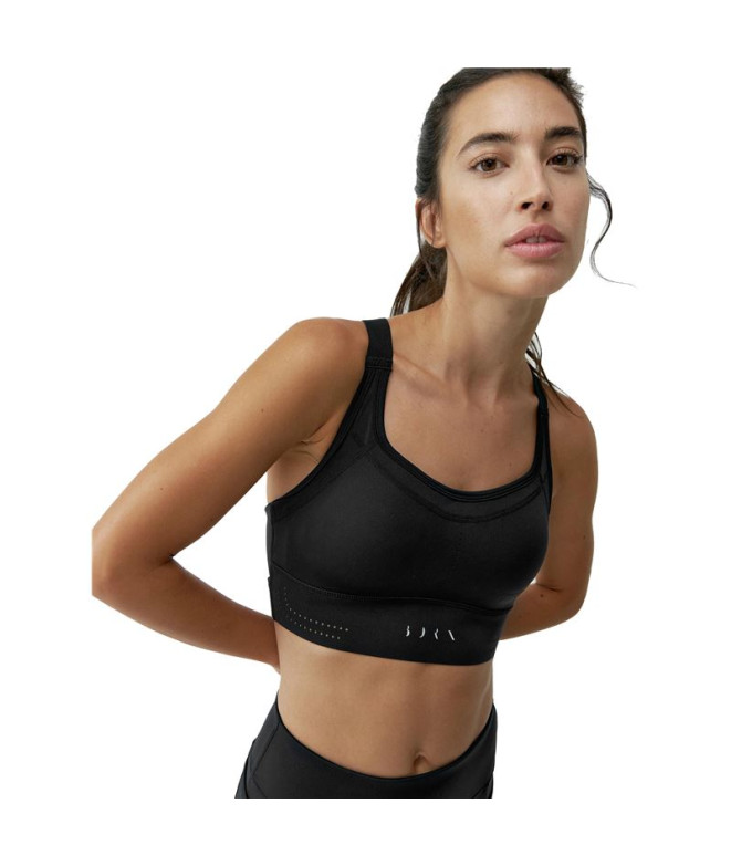 Top Born Living Yoga Unai Black Mujer