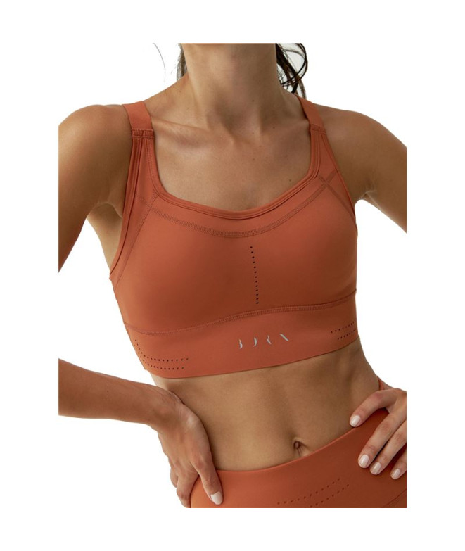 Top Born Living Yoga Unai Gingerbread Mujer