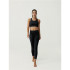 Top Born Living Yoga Agni Black Mujer