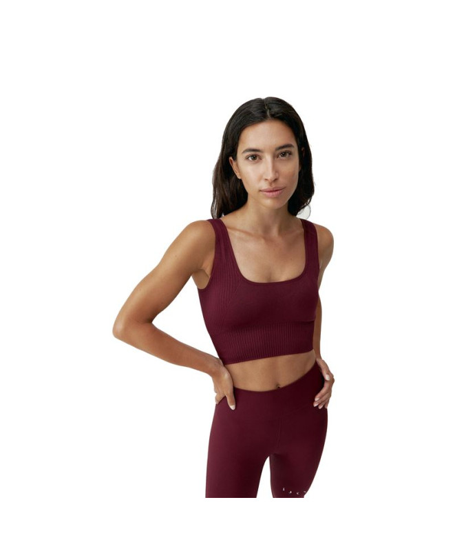 Top Born Living Yoga Yami Bordeaux Mujer