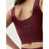 Top Born Living Yoga Yami Bordeaux Mujer