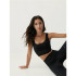 Top Born Living Yoga Yami Black Mujer