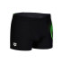 Bañador de Natación Arena Swim Short Graphic /Soft Green Hombre negro