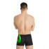 Bañador de Natación Arena Swim Short Graphic /Soft Green Hombre negro